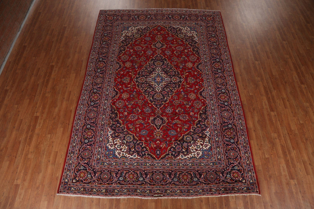 Traditional Wool Kashan Persian Area Rug 8x12