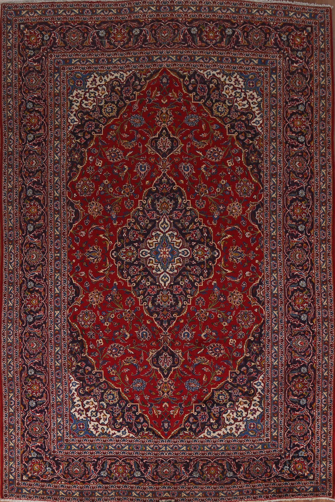 Traditional Wool Kashan Persian Area Rug 8x12