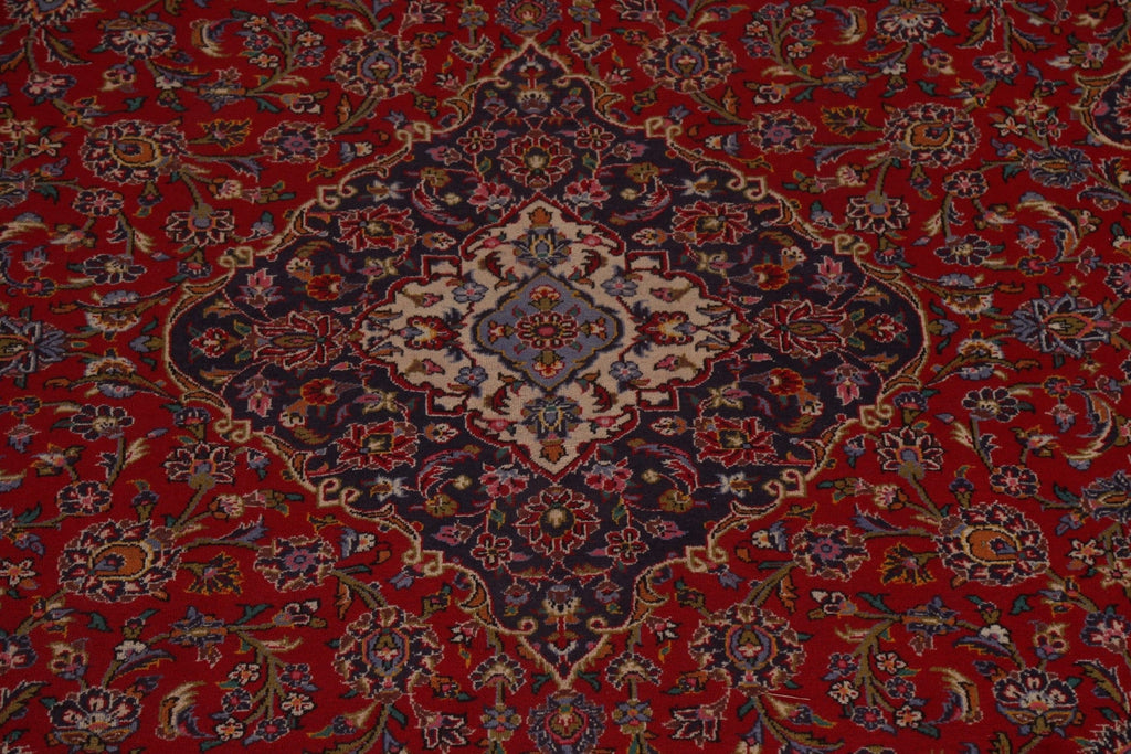 Traditional Wool Kashan Persian Area Rug 10x13