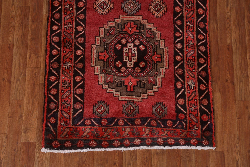 Geometric Wool Ardebil Persian Runner Rug 3x13