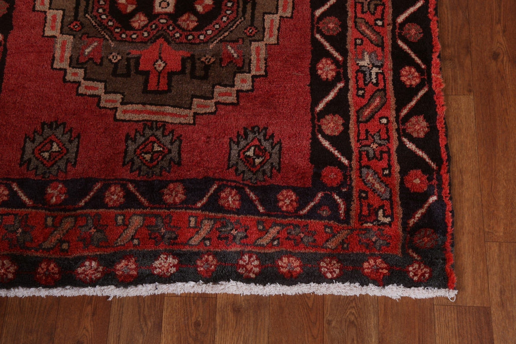 Geometric Wool Ardebil Persian Runner Rug 3x13