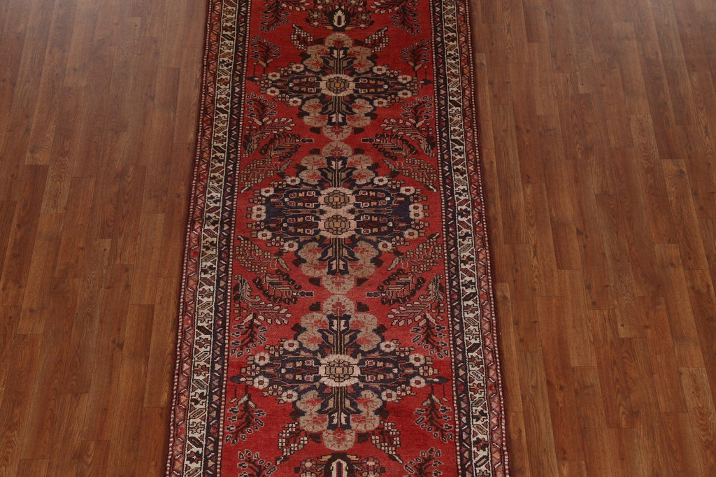 Floral Red Lilian Persian Runner Rug 3x10