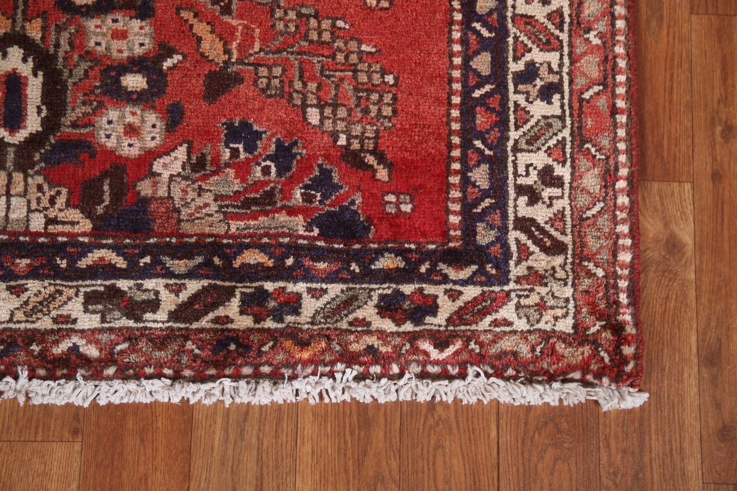 Floral Red Lilian Persian Runner Rug 3x10
