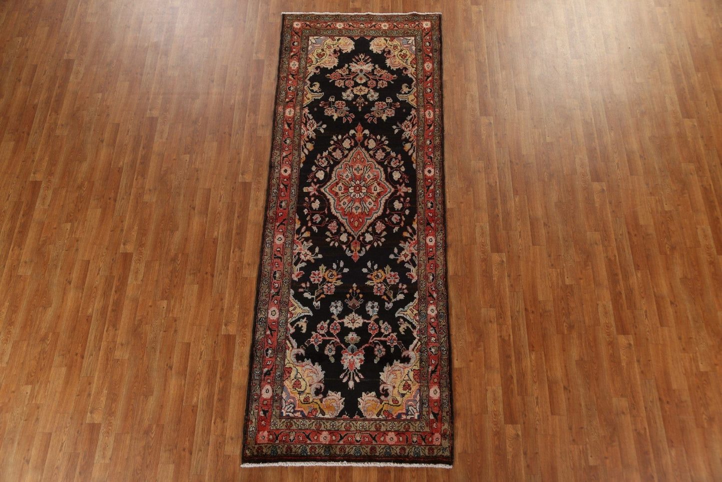 Vintage Floral Lilian Persian Runner Rug 4x10