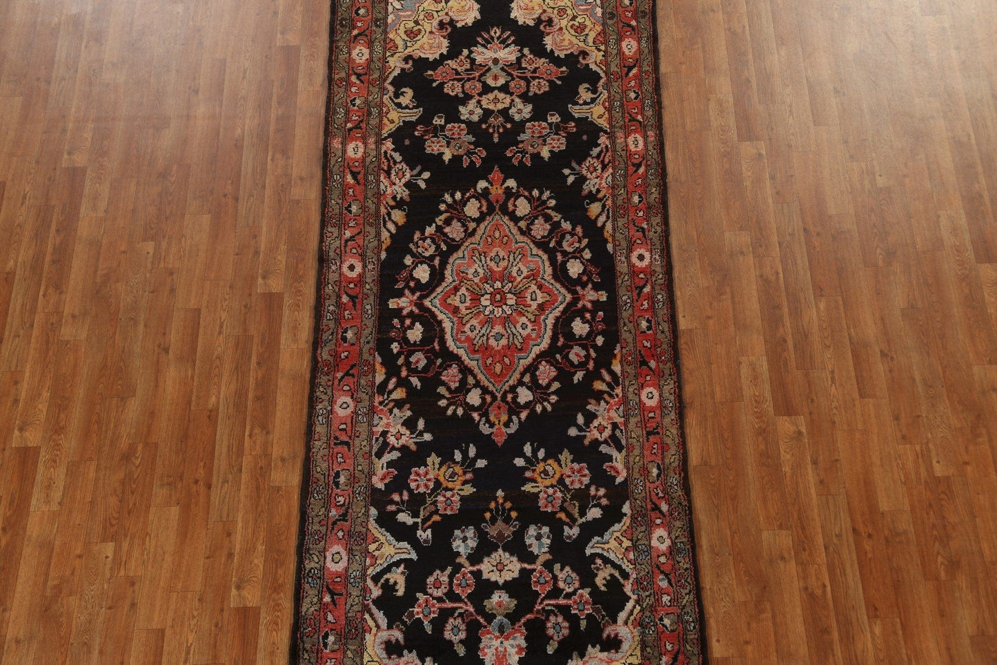 Vintage Floral Lilian Persian Runner Rug 4x10