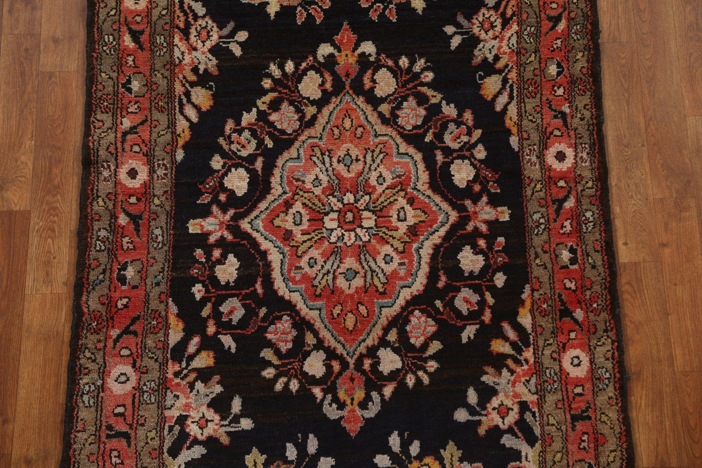 Vintage Floral Lilian Persian Runner Rug 4x10