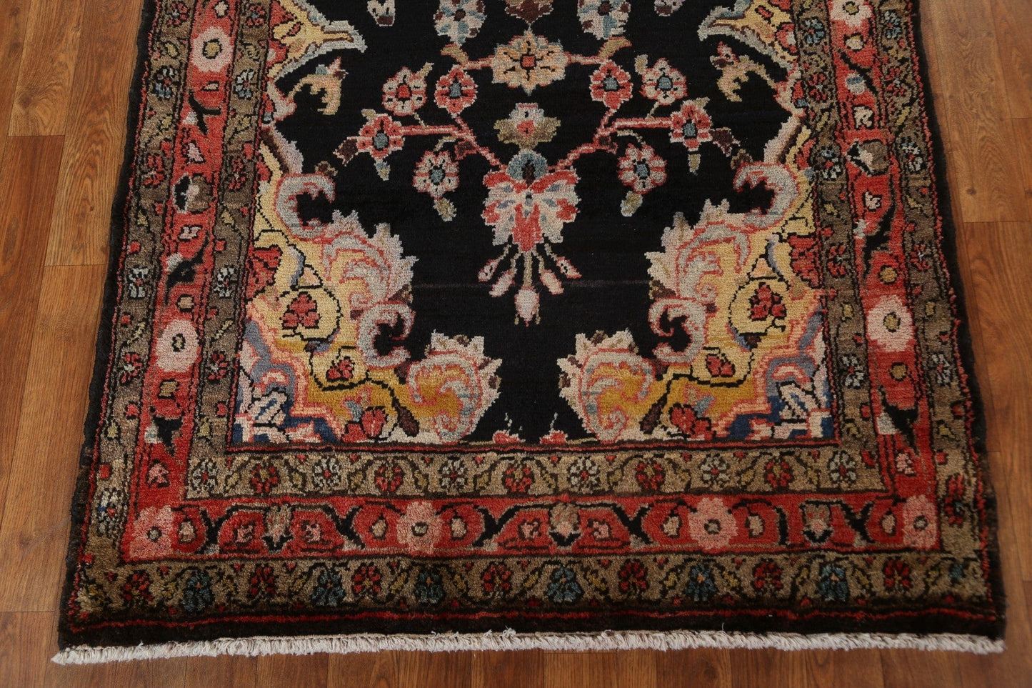 Vintage Floral Lilian Persian Runner Rug 4x10