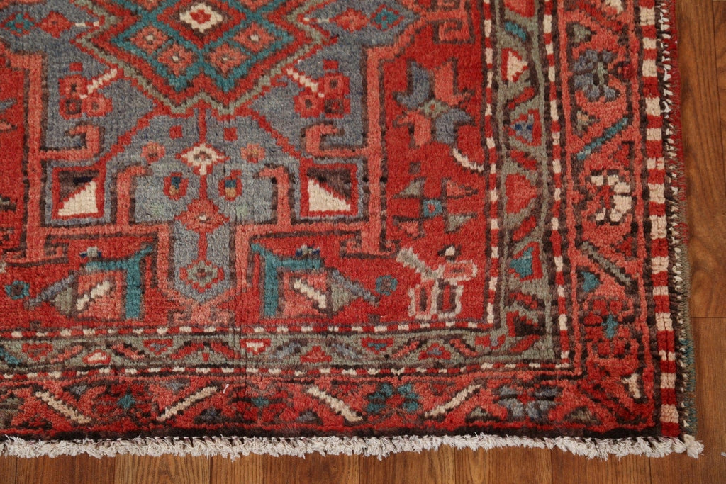 Vegetable Dye Gharajeh Persian Runner Rug 3x11