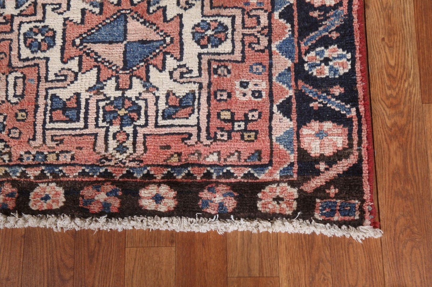 Vintage Wool Heriz Persian Runner Rug 3x10