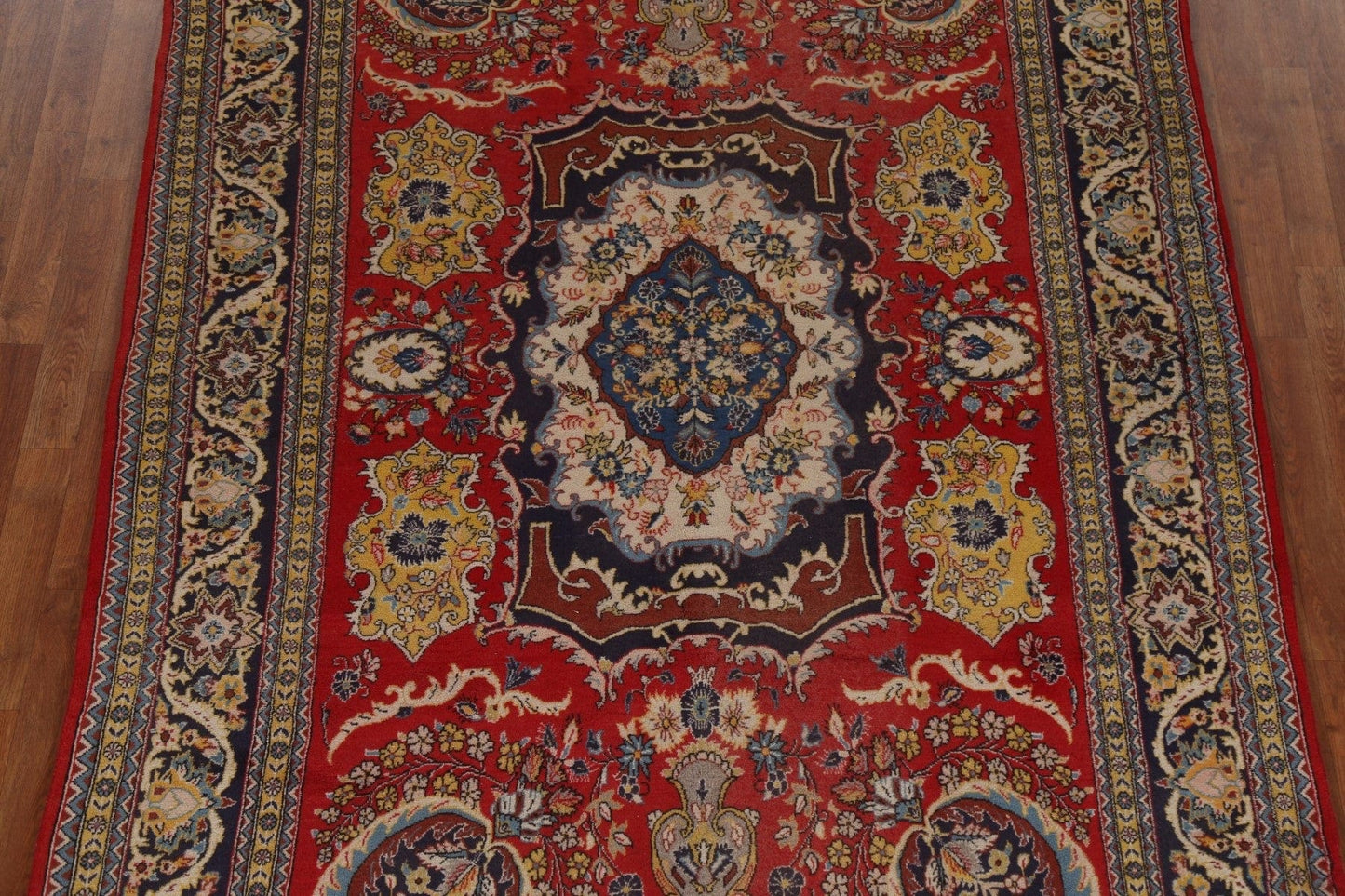 Vegetable Dye Shahreza Persian Area Rug 6x10