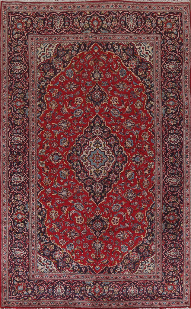 Traditional Kashan Persian Area Rug 7x10