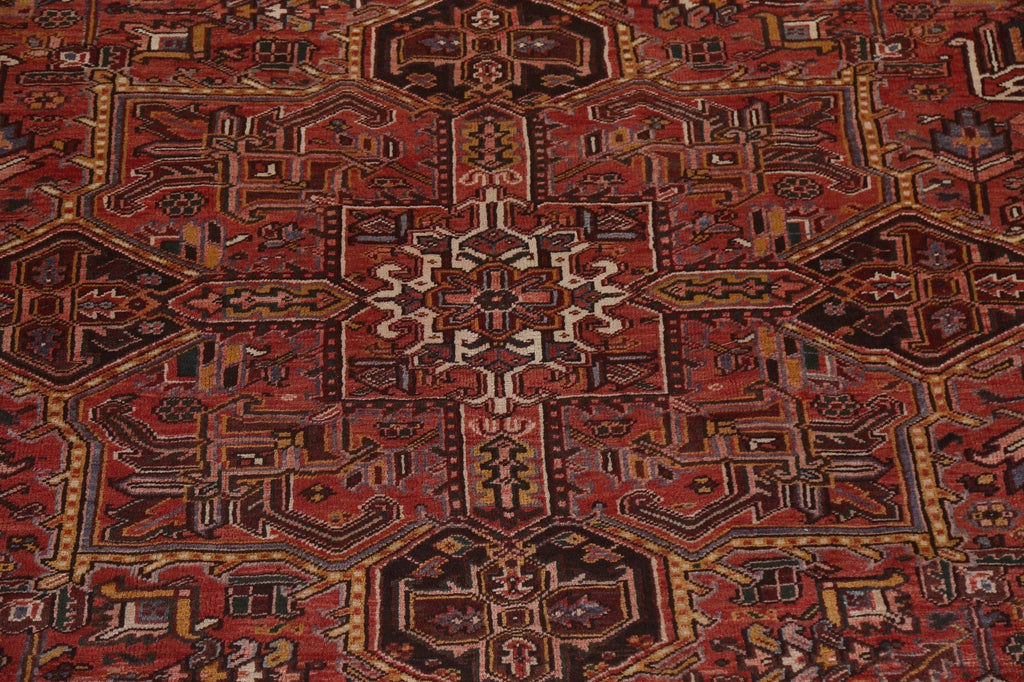 Handmade Wool Heriz Persian Area Rug 10x12