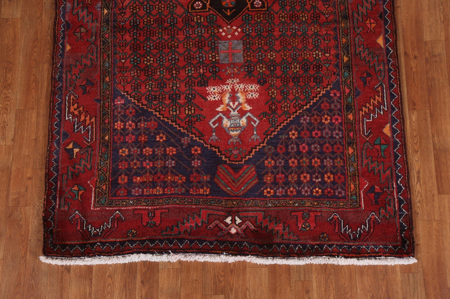 Geometric Zanjan Persian Area Rug 5x10