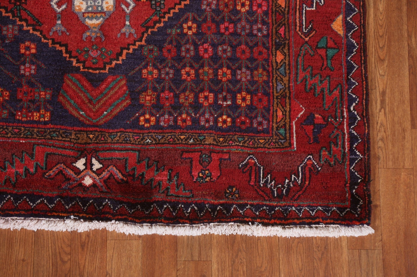 Geometric Zanjan Persian Area Rug 5x10