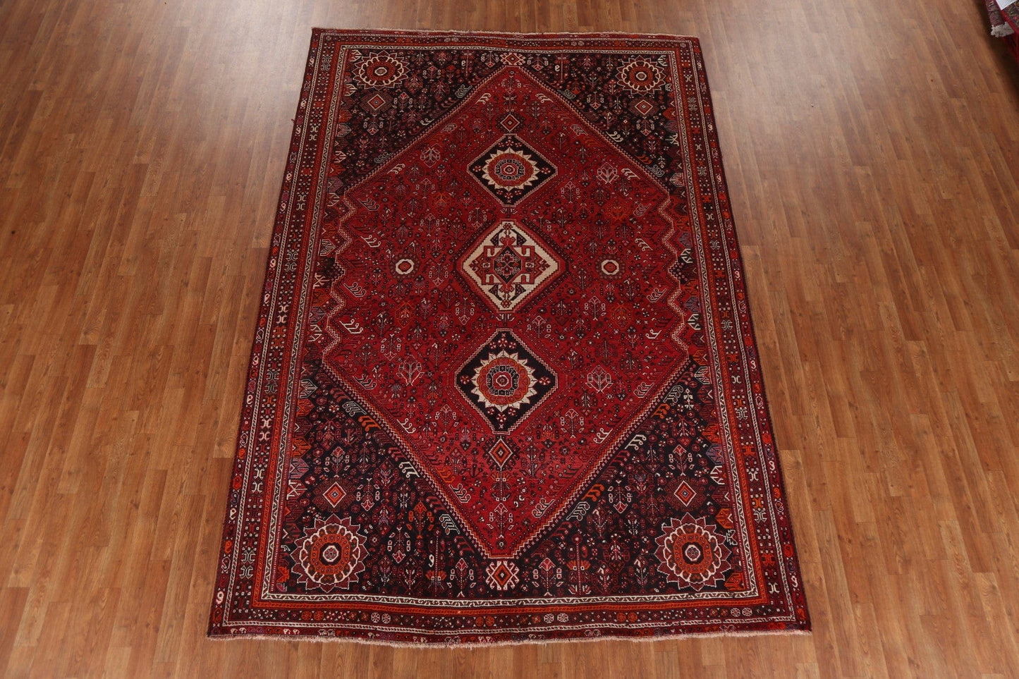 Vegetable Dye Kashkoli Shiraz Persian Area Rug 7x10