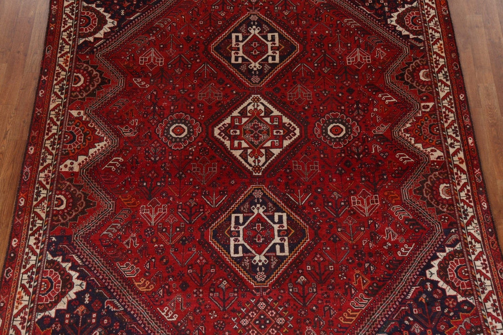 Vegetable Dye Kashkoli Shiraz Persian Area Rug 7x10