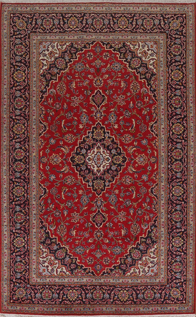 Traditional Kashan Persian Area Rug 7x10