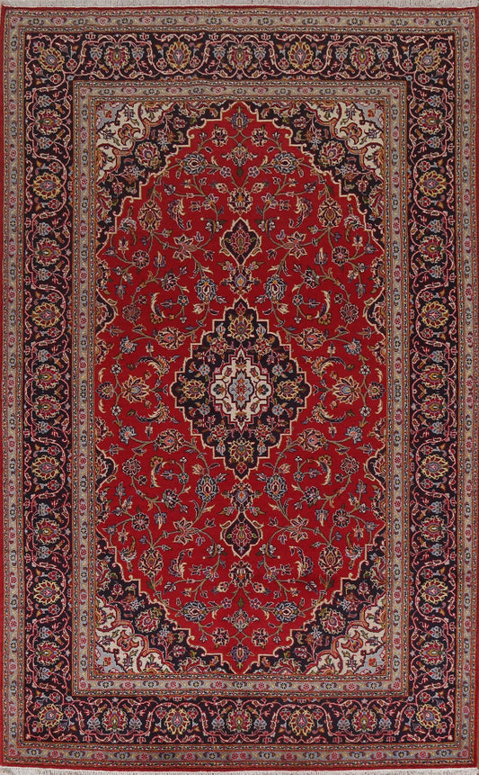 Traditional Kashan Persian Area Rug 7x10