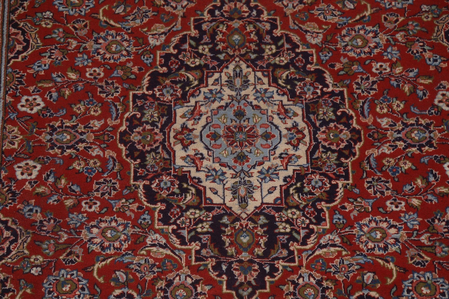 Traditional Wool Kashan Persian Area Rug 7x9