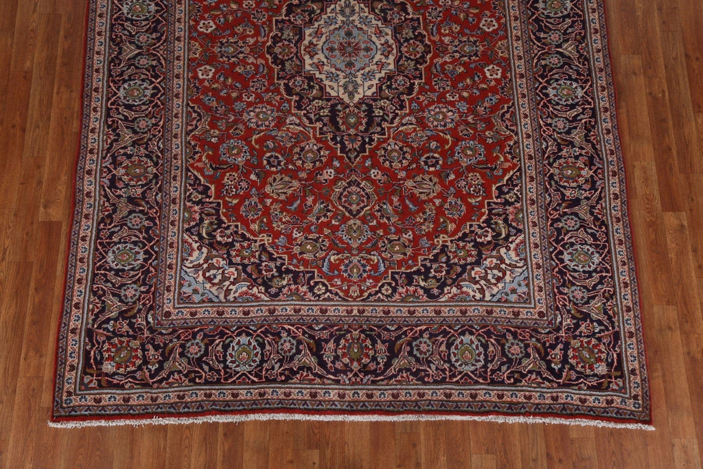 Traditional Wool Kashan Persian Area Rug 7x9