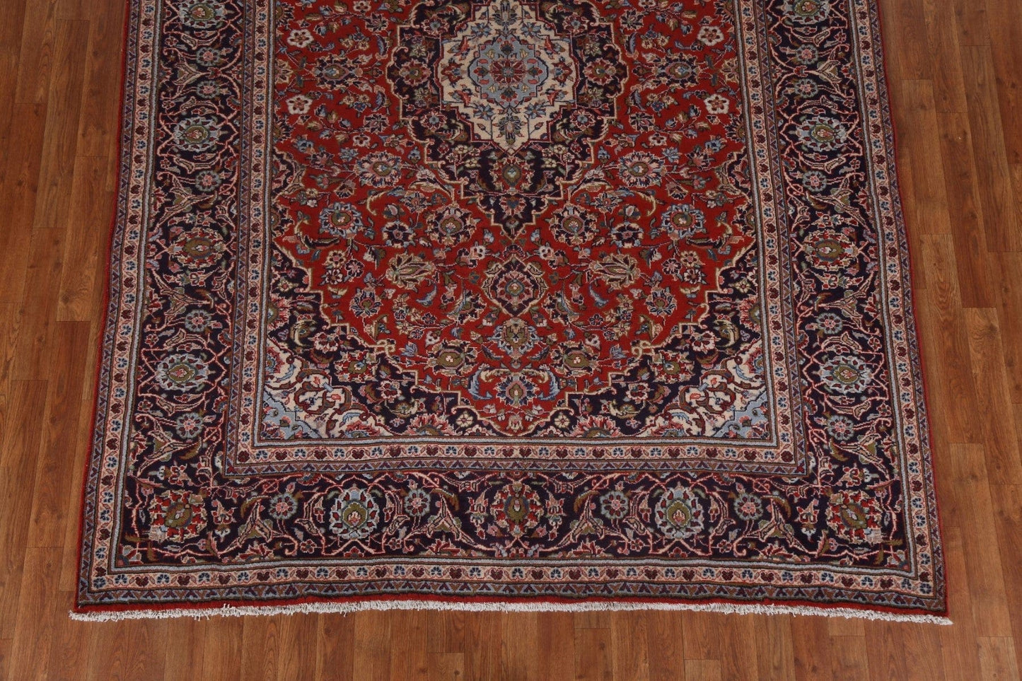 Traditional Wool Kashan Persian Area Rug 7x9