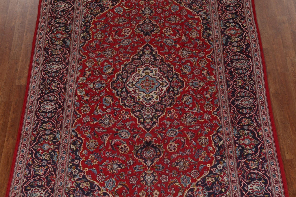 Traditional Red Kashan Persian Area Rug 6x10