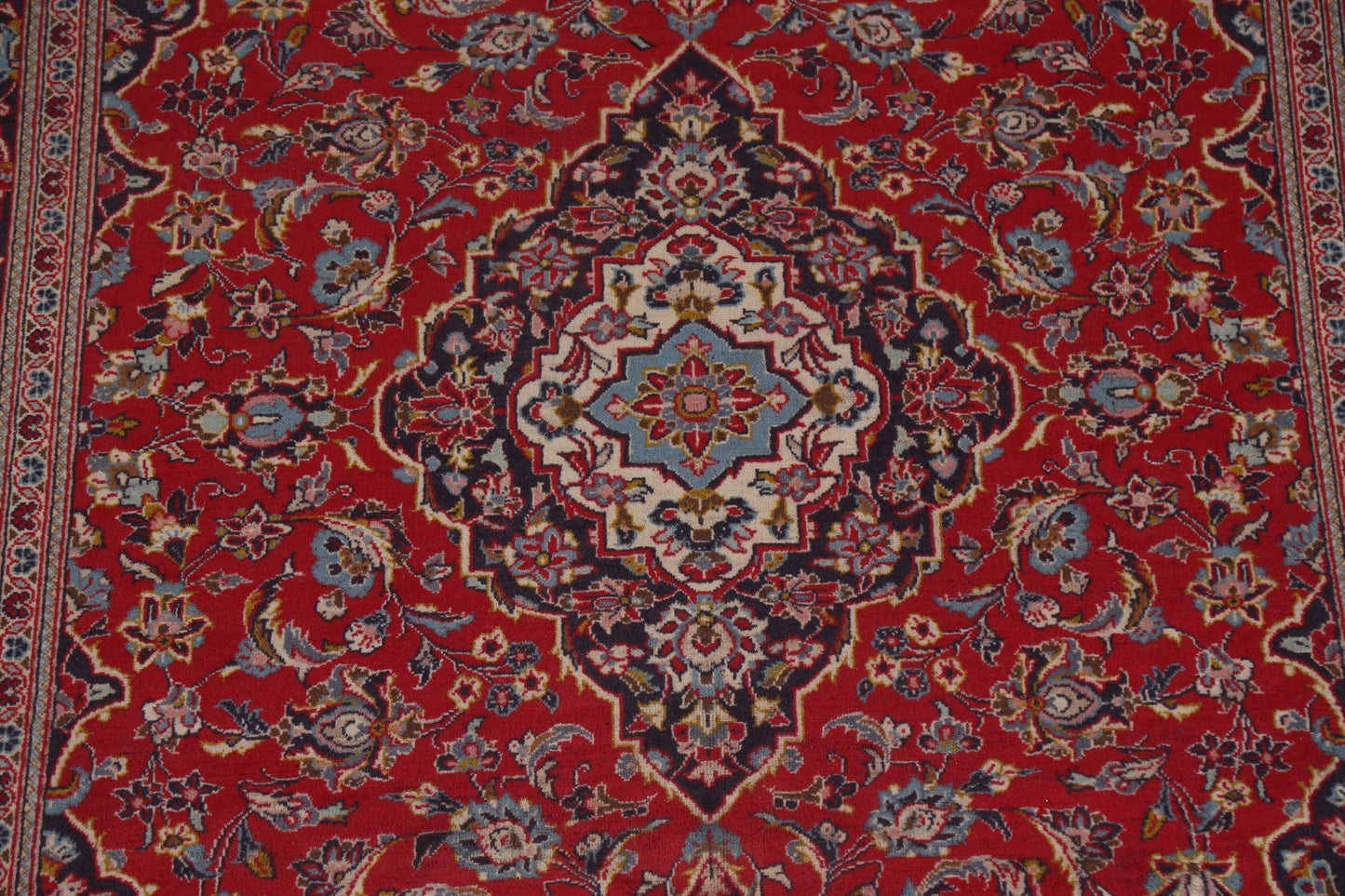 Traditional Red Kashan Persian Area Rug 6x10