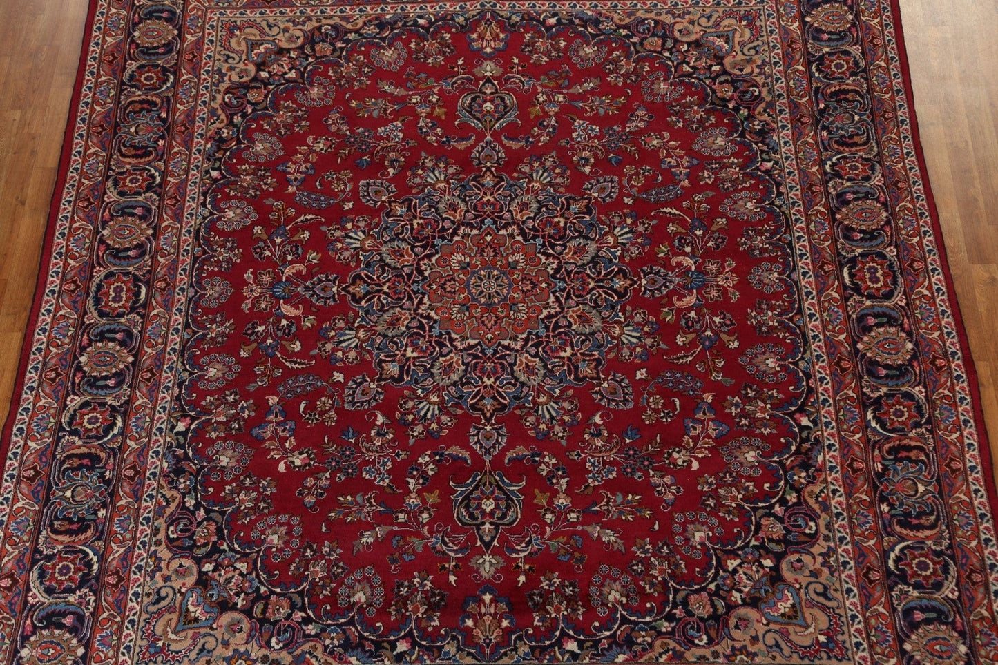 Floral Red Kashmar Persian Area Rug 10x11