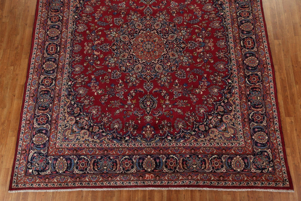 Floral Red Kashmar Persian Area Rug 10x11