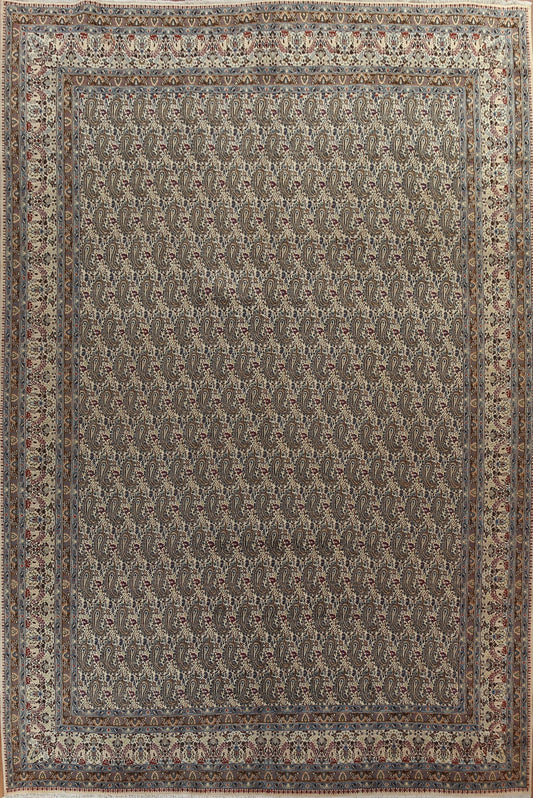 Vegetable Dye Paisley Mood Persian Area Rug 10x13