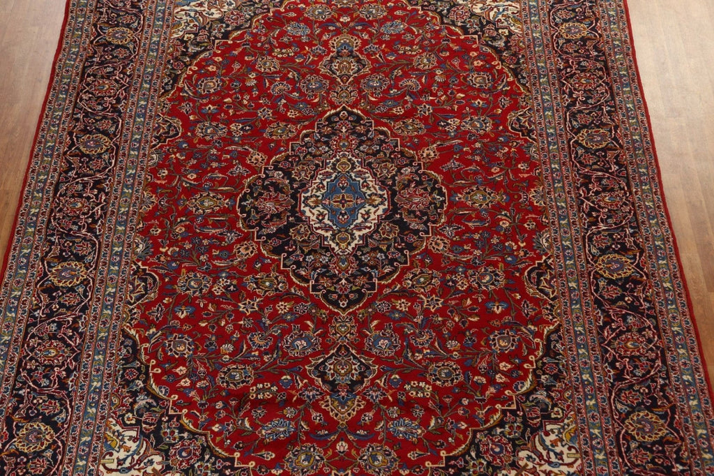 Traditional Wool Kashan Persian Area Rug 10x14