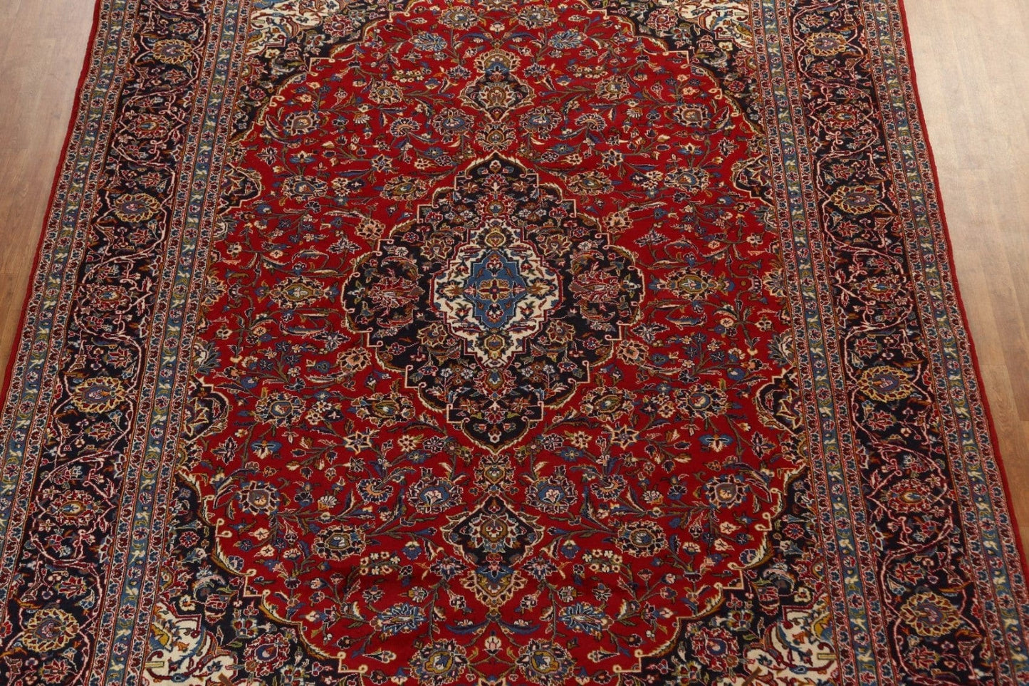 Traditional Wool Kashan Persian Area Rug 10x14