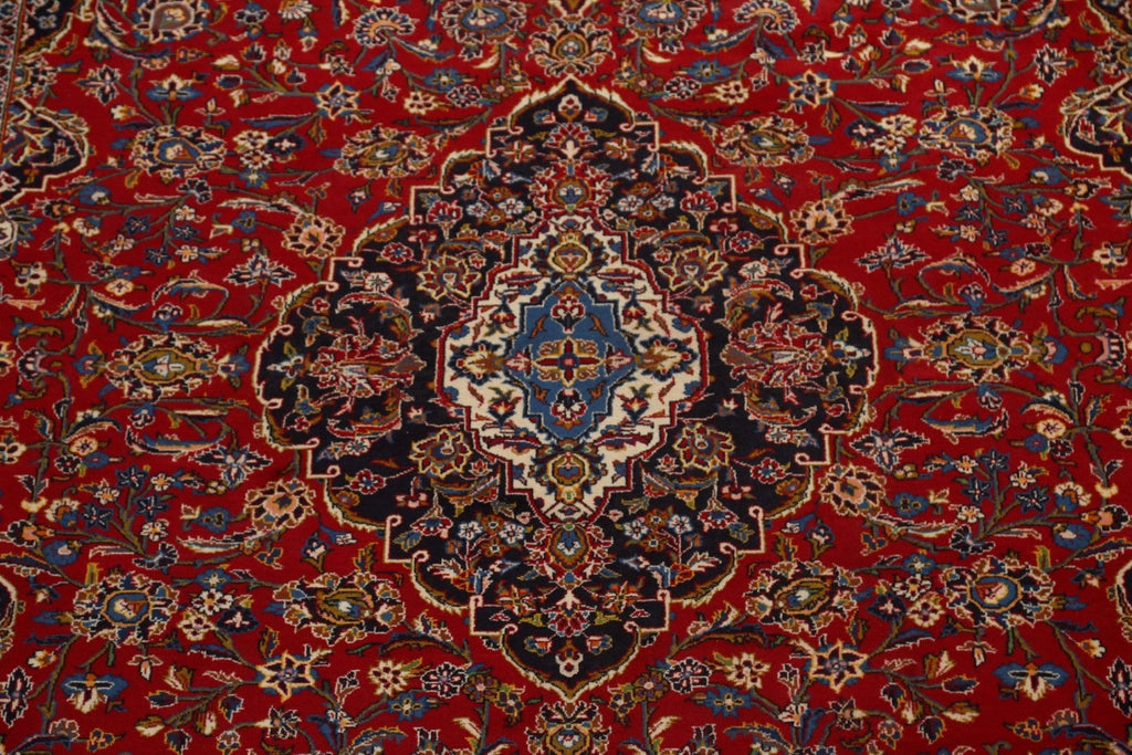 Traditional Wool Kashan Persian Area Rug 10x14