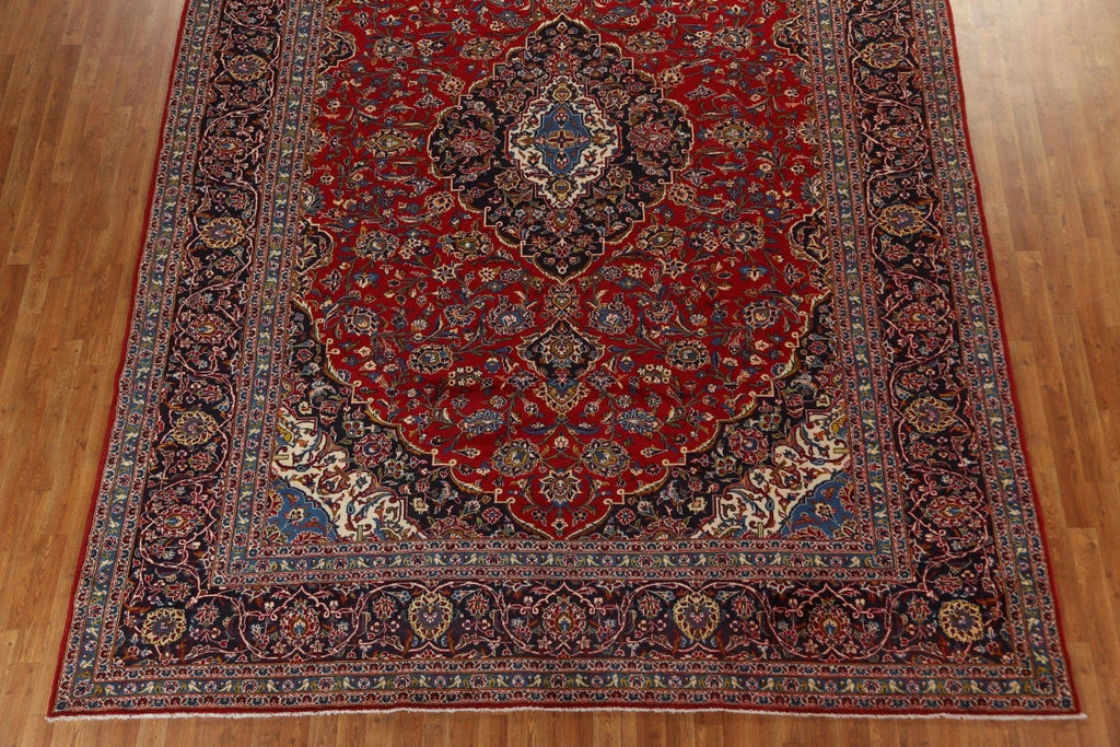 Traditional Wool Kashan Persian Area Rug 10x14