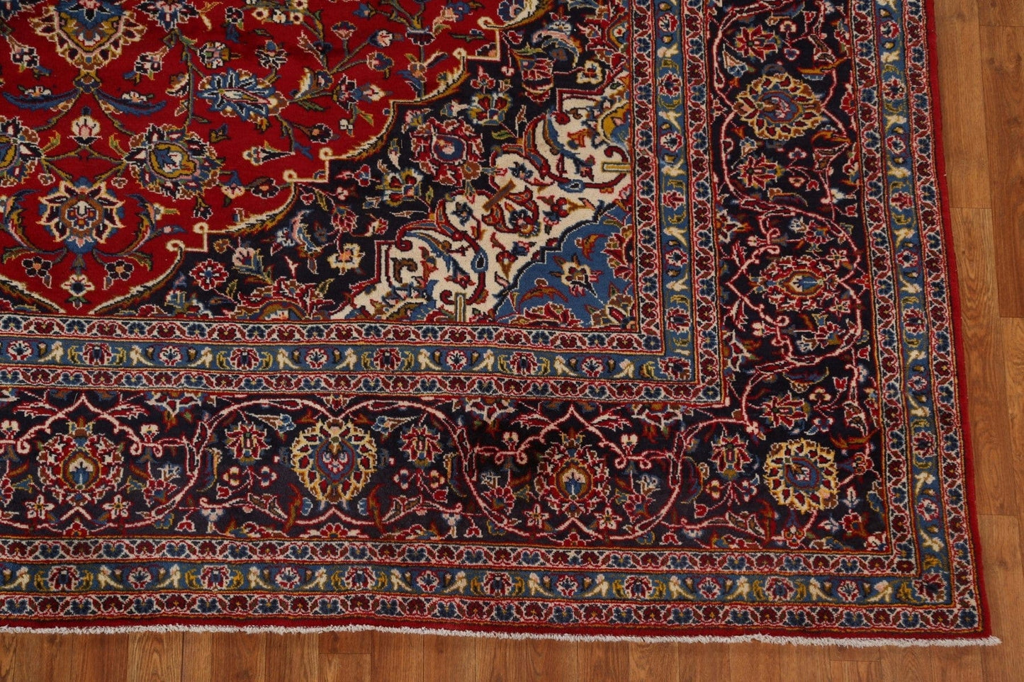 Traditional Wool Kashan Persian Area Rug 10x14