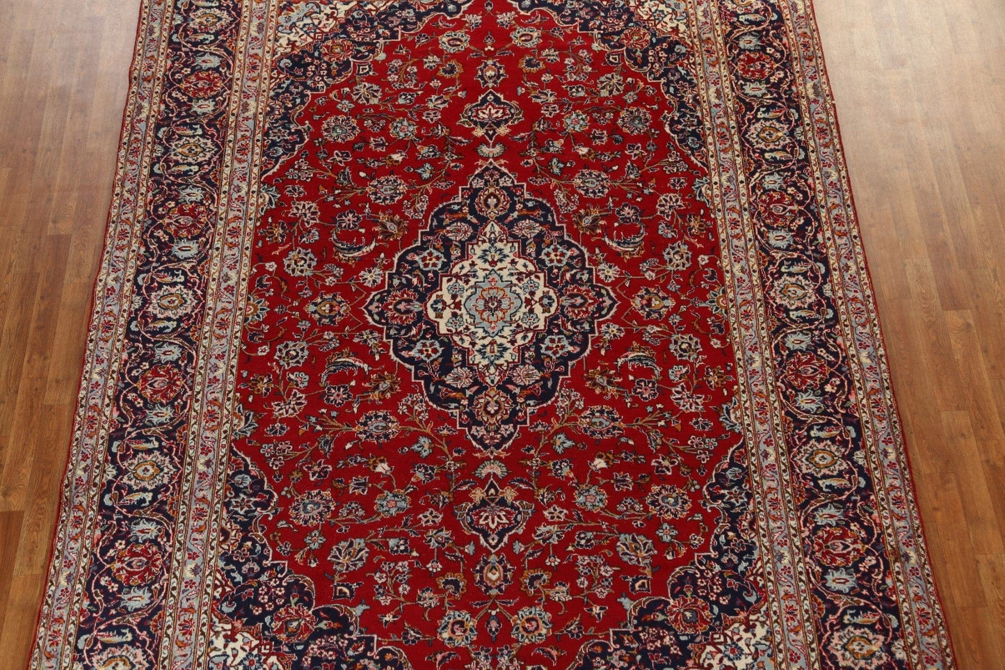 Handmade Wool Kashan Persian Area Rug 8x12