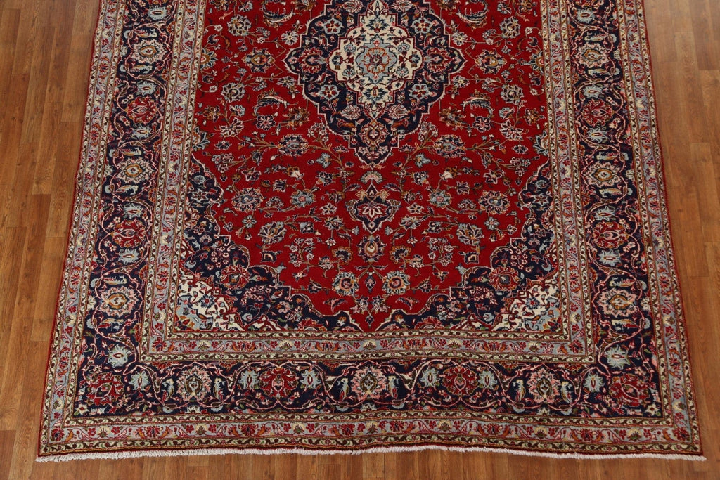 Handmade Wool Kashan Persian Area Rug 8x12