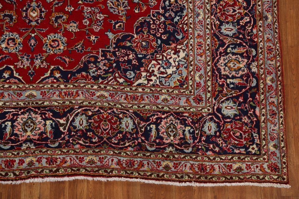 Handmade Wool Kashan Persian Area Rug 8x12