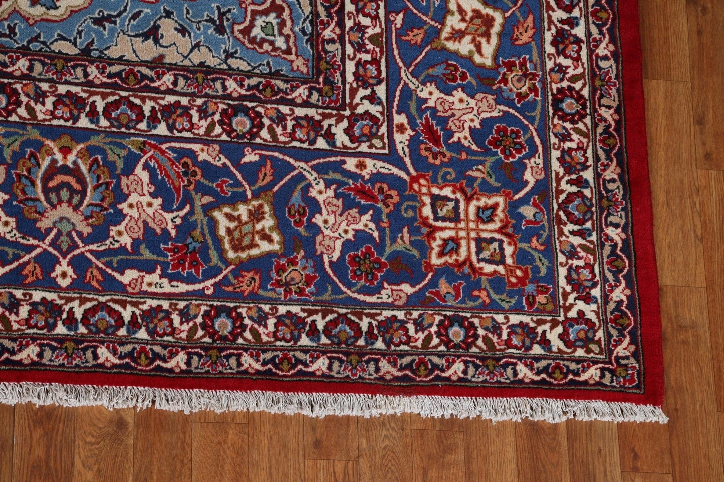 Vegetable Dye Red Isfahan Persian Area Rug 10x14