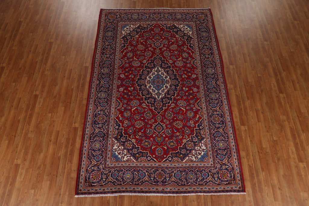 Traditional Kashan Persian Area Rug 7x10