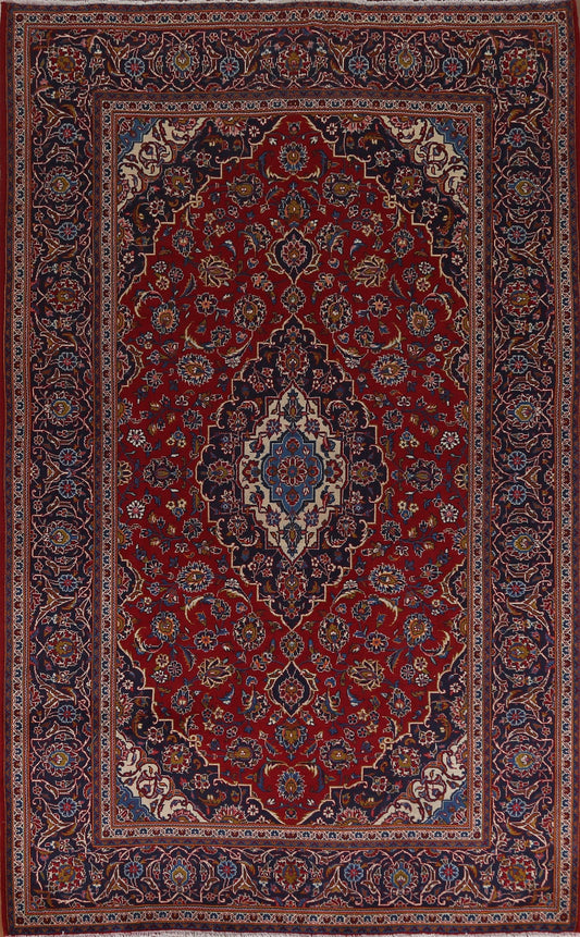 Traditional Kashan Persian Area Rug 7x10