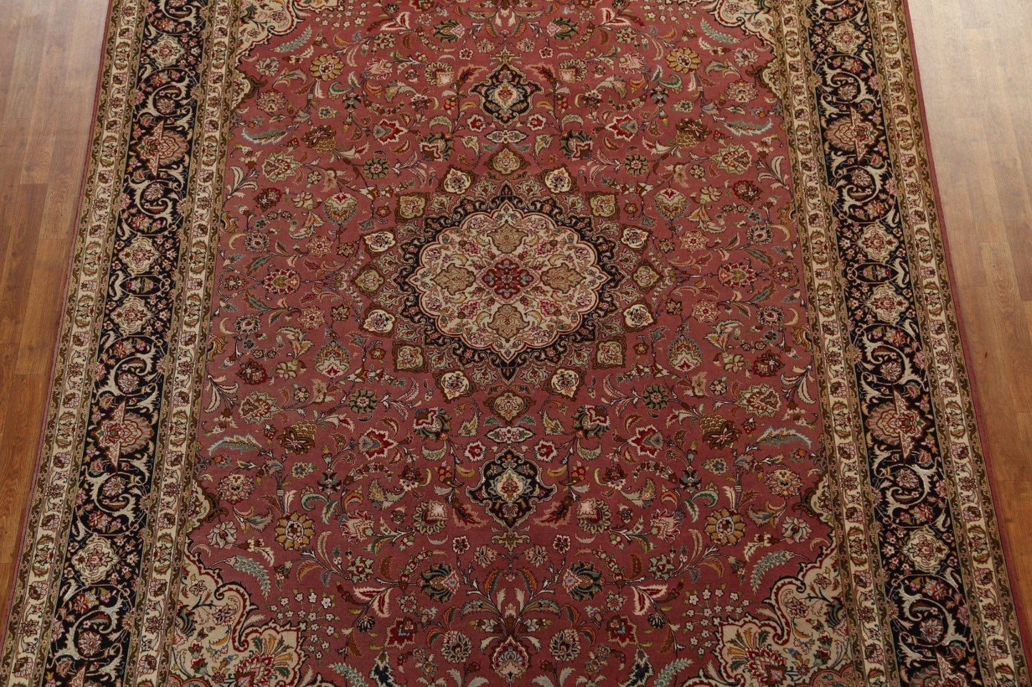 Hand-Knotted Wool Tabriz Persian Area Rug 8x12