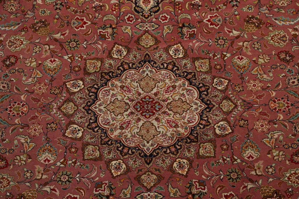 Hand-Knotted Wool Tabriz Persian Area Rug 8x12