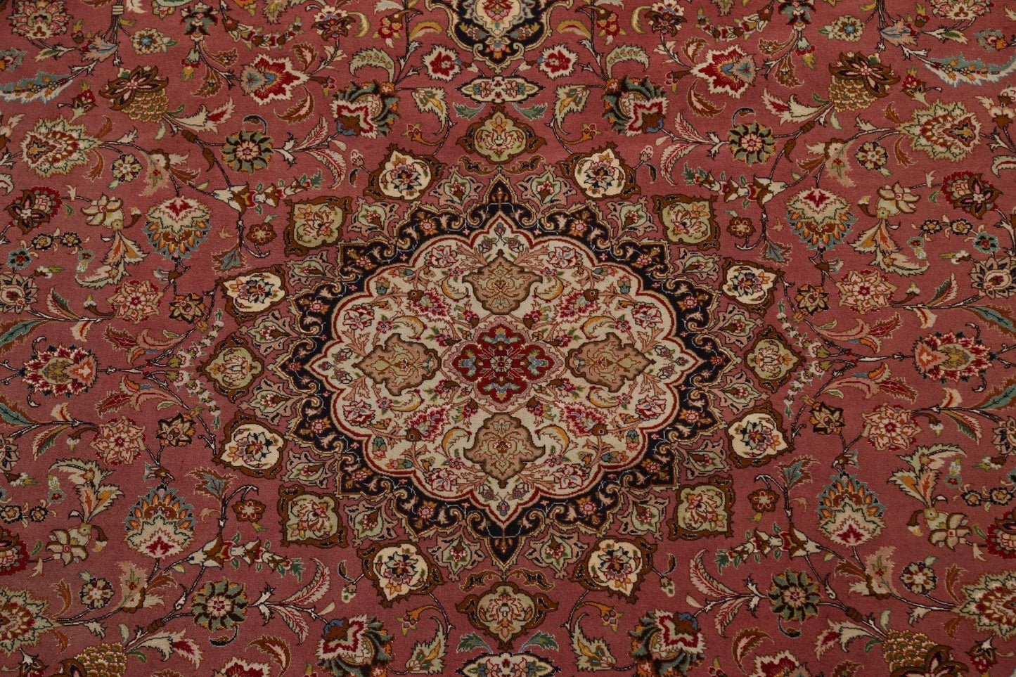 Hand-Knotted Wool Tabriz Persian Area Rug 8x12