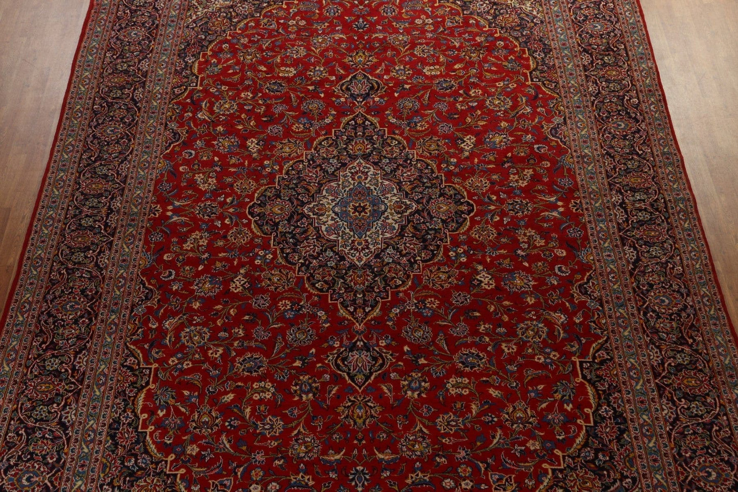 Traditional Kashan Large Persian Rug 10x15