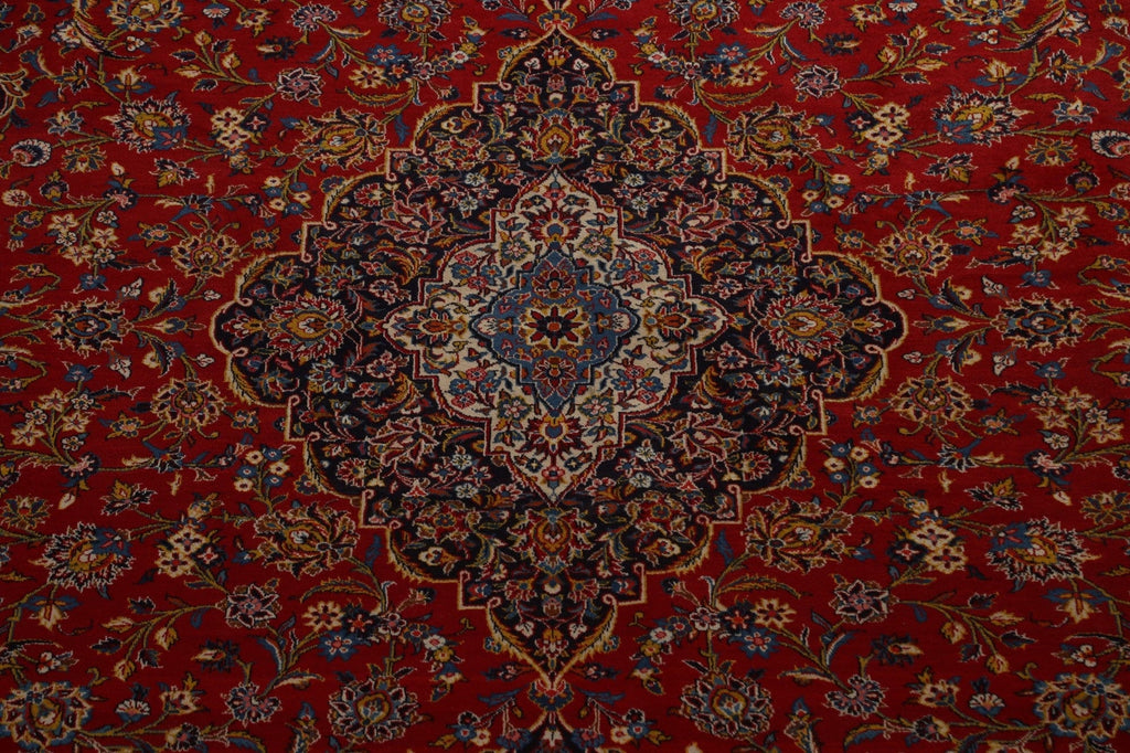 Traditional Kashan Large Persian Rug 10x15