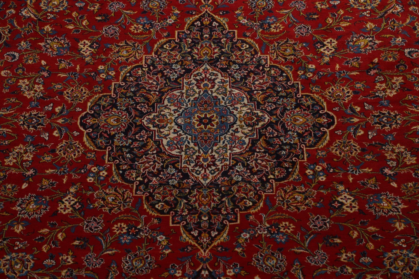 Traditional Kashan Large Persian Rug 10x15