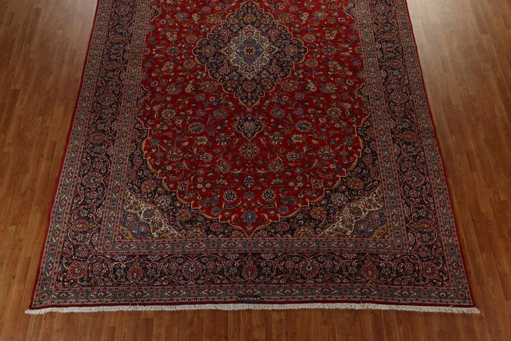 Traditional Kashan Large Persian Rug 10x15