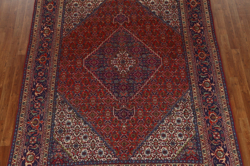 Geometric Wool Ardebil Persian Area Rug 7x10