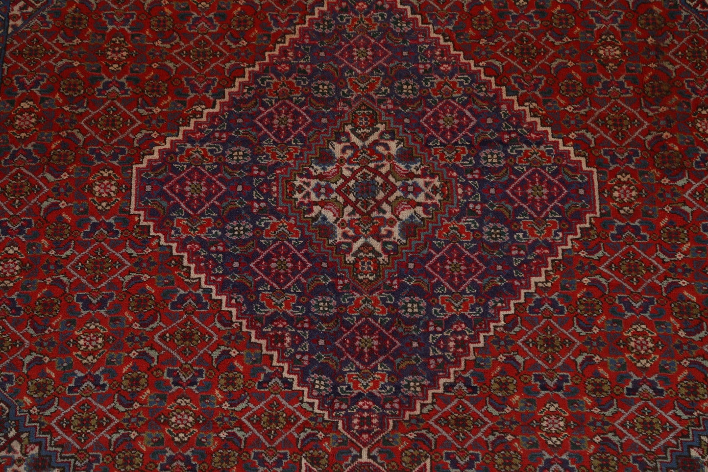 Geometric Wool Ardebil Persian Area Rug 7x10